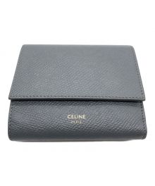 CELINE（セリーヌ）の古着「トリフォールドウォレット」｜グレー