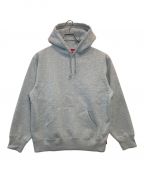 SUPREMEシュプリーム）の古着「Satin Applique Hooded Sweatshirt」｜グレー