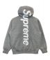 SUPREME (シュプリーム) Satin Applique Hooded Sweatshirt グレー サイズ:SIZE M：30000円