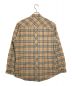 BURBERRY (バーバリー) TBロゴノバチェックシャツ ベージュ サイズ:SIZE M：34000円