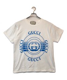 GUCCI（グッチ）の古着「ロゴプリントTシャツ」｜ホワイト