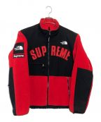 THE NORTH FACE×SUPREMEザ ノース フェイス×シュプリーム）の古着「ARC Logo DENALI Fleece Jacket」｜レッド