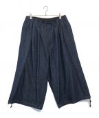 GROUND Yグラウンドワイ）の古着「12OZ DENIM BALLOON PANTS」｜インディゴ