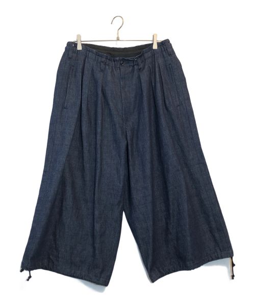 GROUND Y（グラウンドワイ）GROUND Y (グラウンドワイ) 12OZ DENIM BALLOON PANTS インディゴ サイズ:3の古着・服飾アイテム