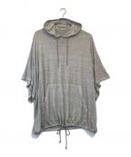 GROUND Yグラウンドワイ）の古着「SUMI INK-DYED LINEN JERSEY SHORT SLEEVE BIG T-SHIRT」｜グレー