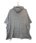 GROUND Y (グラウンドワイ) SUMI INK-DYED LINEN JERSEY SHORT SLEEVE BIG T-SHIRT グレー サイズ:SIZE 3：10000円