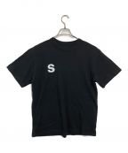 sacaiサカイ）の古着「ロゴTシャツ」｜ブラック