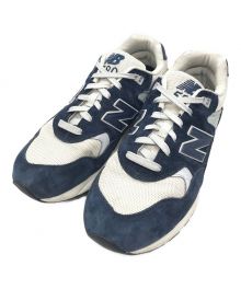 NEW BALANCE（ニューバランス）の古着「ローカットスニーカー」｜ホワイト×ネイビー