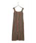 Mame Kurogouchi (マメクロゴウチ) RASCHEL STRIPE JERSEY SLEEVELESS DRESS ブラウン サイズ:SIZE 1：15000円