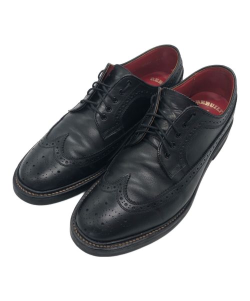 REGAL Shoe&Co.（リーガルシューアンドコー）REGAL Shoe&Co. (リーガルシューアンドコー) ウィングチップシューズ ブラック サイズ:SIZE US 8.5の古着・服飾アイテム