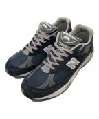 NEW BALANCEニューバランス）の古着「ローカットスニーカー」｜ネイビー