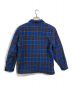 SUPREME (シュプリーム) 21AW QUILTED PLAID FLANNEL SHIRT ブルー サイズ:SIZE S：13000円