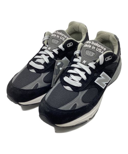 NEW BALANCE（ニューバランス）NEW BALANCE (ニューバランス) 993ローカットスニーカー ブラック サイズ:US8 未使用品の古着・服飾アイテム