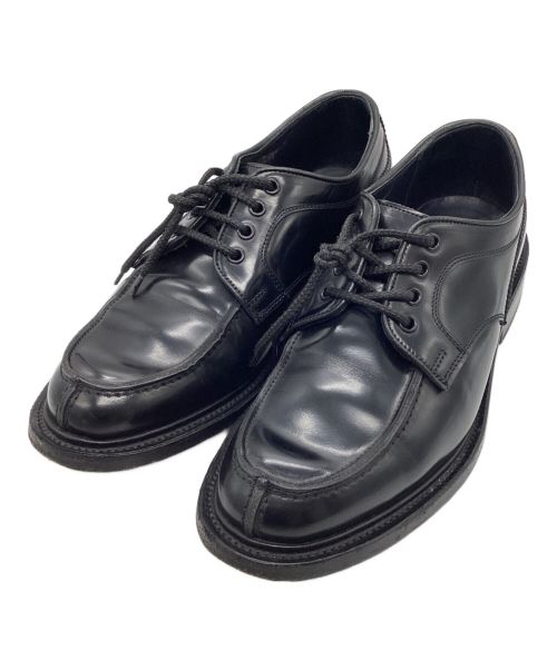 Tricker's（トリッカーズ）Tricker's (トリッカーズ) Uチップシューズ ブラック サイズ:6-5（アウトソールをご参考下さい。）の古着・服飾アイテム