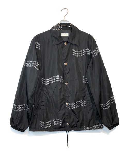 GIVENCHY（ジバンシィ）GIVENCHY (ジバンシィ) STUDIO HOMMEコーチジャケット ブラック サイズ:48の古着・服飾アイテム