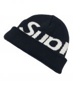 SUPREMEシュプリーム）の古着「BIG LOGO BEANIE」｜ブラック