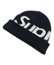 SUPREME（シュプリーム）の古着「BIG LOGO BEANIE」｜ブラック