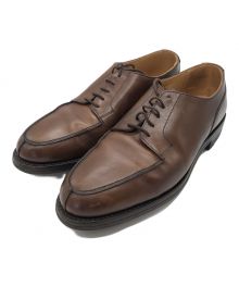 Crockett & Jones（クロケット＆ジョーンズ）の古着「U-チップシューズ」｜ブラウン