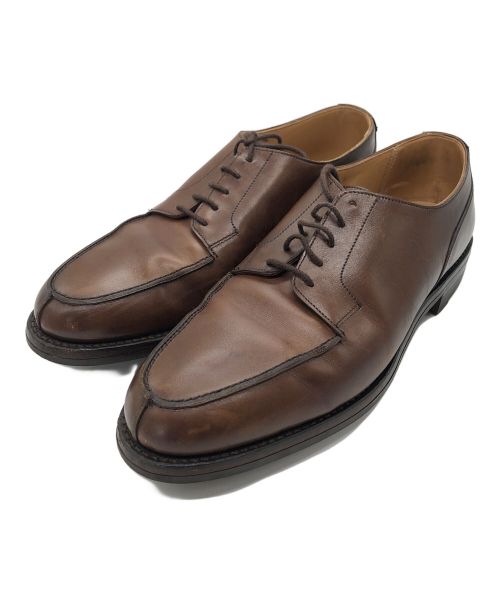 Crockett & Jones（クロケット＆ジョーンズ）Crockett & Jones (クロケット＆ジョーンズ) U-チップシューズ ブラウン サイズ:SIZE 8 /1/2 Eの古着・服飾アイテム