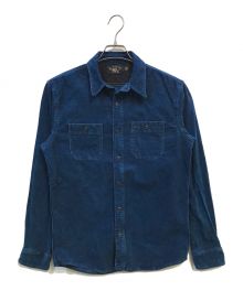 RRL（ダブルアールエル）の古着「コーデュロイシャツ」｜ネイビー