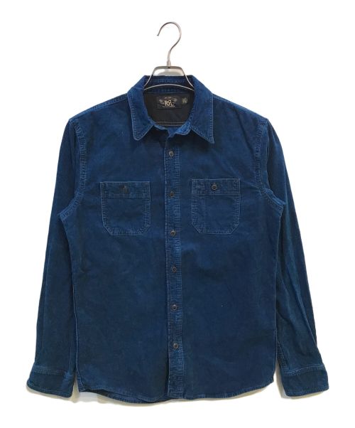 RRL（ダブルアールエル）RRL (ダブルアールエル) コーデュロイシャツ ネイビー サイズ:Ｓの古着・服飾アイテム