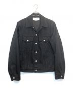 ALEXANDER McQUEENアレキサンダーマックイーン）の古着「printed denim jacket」｜ブラック