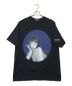 YOHJI YAMAMOTO（ヨウジヤマモト）の古着「Kie Einzelganger Portrait T-shirt」｜ブラック