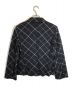 tricot COMME des GARCONS (トリココムデギャルソン) ウールチェックシャツ ネイビー サイズ:M：12000円