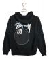 stussy (ステューシー) 8ボールプリントパーカー ブラック サイズ:L：14000円