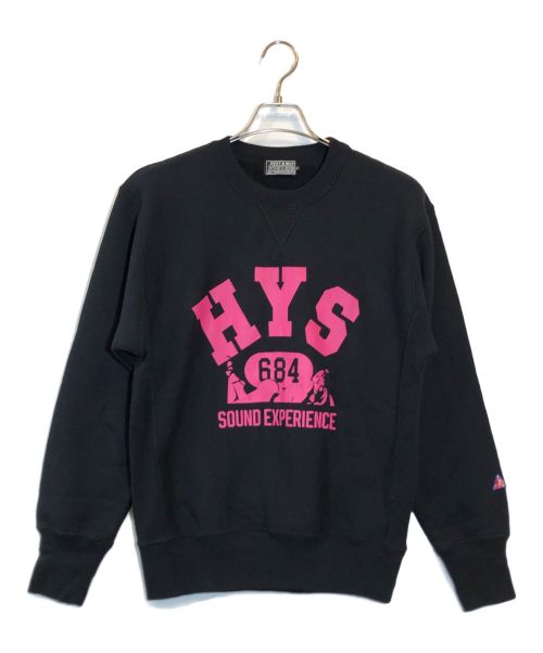 Hysteric Glamour（ヒステリックグラマー）Hysteric Glamour (ヒステリックグラマー) 22AW SOUND EXPERIENCEクルーネックスウェット ブラック サイズ:Mの古着・服飾アイテム