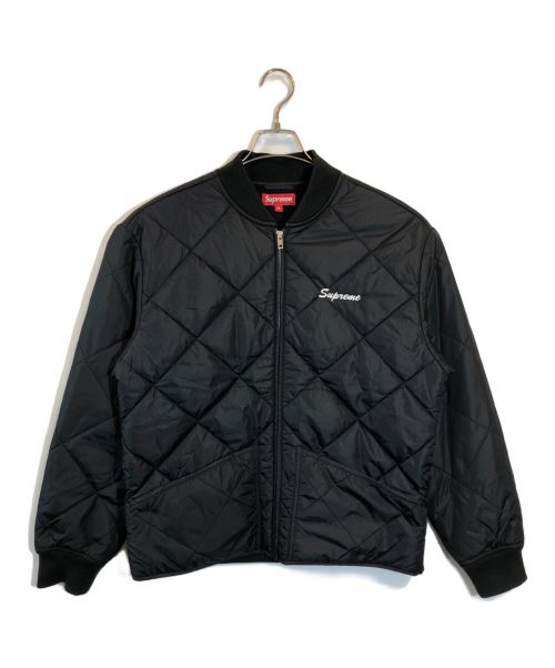 SUPREME（シュプリーム）SUPREME (シュプリーム) Quit Your Job Quilted Work Jacket ブラック サイズ:SIZE Mの古着・服飾アイテム