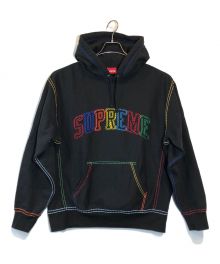 SUPREME（シュプリーム）の古着「Big Stitch Hooded Sweatshirt」｜ブラック