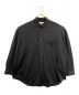 Graphpaper（グラフペーパー）の古着「Oxford Pique Jersey L/S Oversized BD Shirt」｜ネイビー