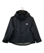 BURBERRYバーバリー）の古着「Logo Applique Technical Twill Hooded Jacket」｜ブラック