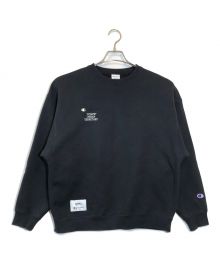 Champion×WTAPS（チャンピオン×ダブルタップス）の古着「クルーネックスウェットシャツ」｜ブラック