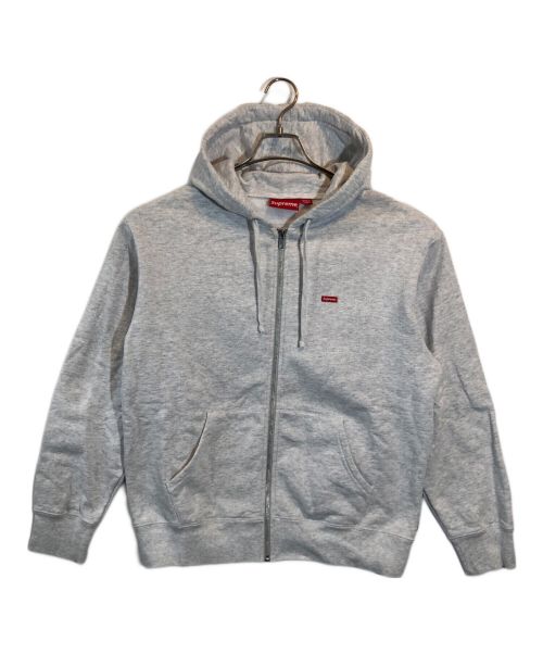 SUPREME（シュプリーム）SUPREME (シュプリーム) スモールボックスジップアップフードパーカー グレー サイズ:SIZE Sの古着・服飾アイテム