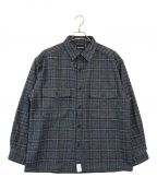 DESCENDANTディセンダント）の古着「VANNING PLAID LS SHIRT」｜ネイビー