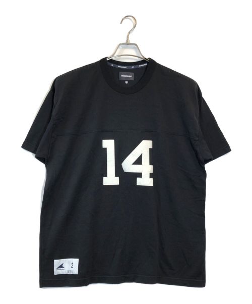 DESCENDANT（ディセンダント）DESCENDANT (ディセンダント) 14th FOOTBALL JERSEY ブラック サイズ:SIZE 2の古着・服飾アイテム