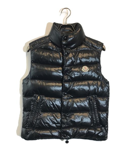 MONCLER（モンクレール）MONCLER (モンクレール) ワッペンダウンベスト ブラック サイズ:SIZE 0の古着・服飾アイテム