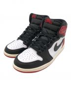 NIKEナイキ）の古着「Air Jordan 1 Retro High OG “Black Toe Reimagined”」｜ブラック×レッド