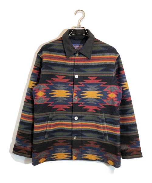 PENDLETON（ペンドルトン）PENDLETON (ペンドルトン) ネイティブ柄ジャケット ネイビー サイズ:SIZE Sの古着・服飾アイテム