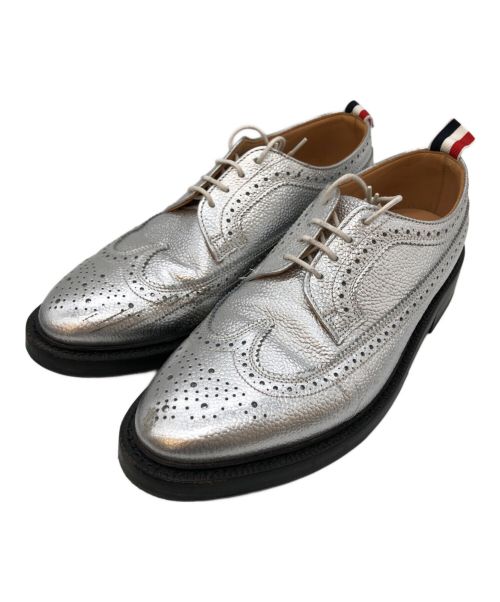 Thom Browne（トムブラウン）Thom Browne (トムブラウン) ウィングチップシューズ シルバー サイズ:SIZE US 8の古着・服飾アイテム