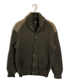 RRL（ダブルアールエル）の古着「ウールショールカラーカーディガン」｜カーキ