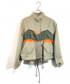 sacaiサカイ）の古着「Cotton Gabardine Mix Blouson」｜カーキ