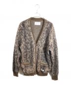 WACKO MARIAワコマリア）の古着「LEOPARD MOHAIR CARDIGAN」｜ブラウン