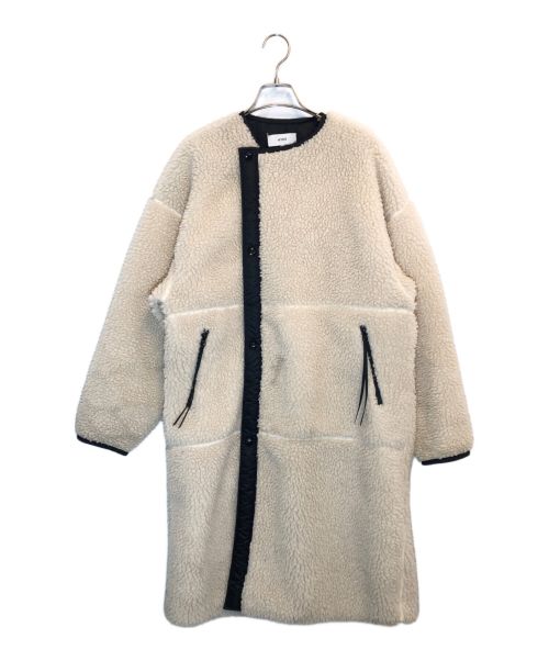 HYKE（ハイク）HYKE (ハイク) FAUX SHEARLING COAT ベージュ サイズ:2の古着・服飾アイテム