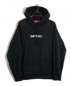 SUPREMEシュプリーム）の古着「Motion Logo Hooded Sweatshirt」｜ブラック