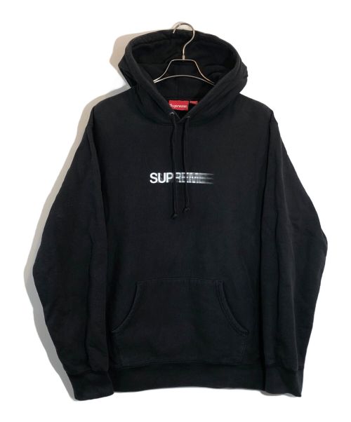 SUPREME（シュプリーム）SUPREME (シュプリーム) Motion Logo Hooded Sweatshirt ブラック サイズ:XLの古着・服飾アイテム