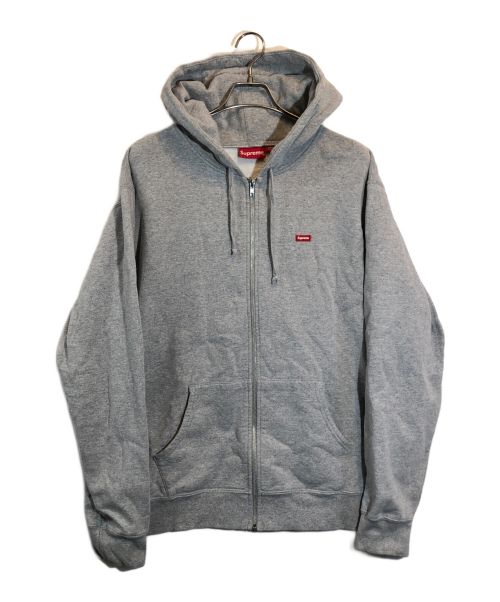 SUPREME（シュプリーム）SUPREME (シュプリーム) Small Box Zip Up Hooded Sweatshirt グレー サイズ:XLの古着・服飾アイテム