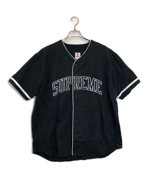 SUPREME（シュプリーム）SUPREME (シュプリーム) Timberland (ティンバーランド) Baseball Jersey ブラック サイズ:XLの古着・服飾アイテム